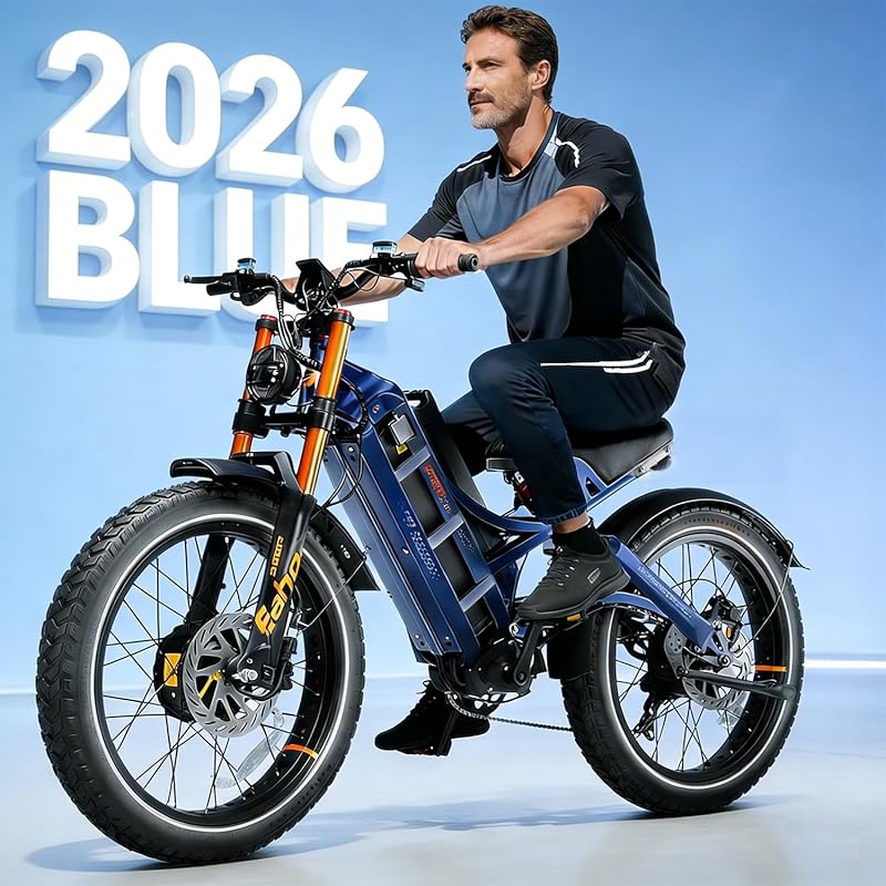 eAhora Romeo Pro 3 Electric Bike: 50MPH, 5600W Dual Motor, 60V 80AH, 2