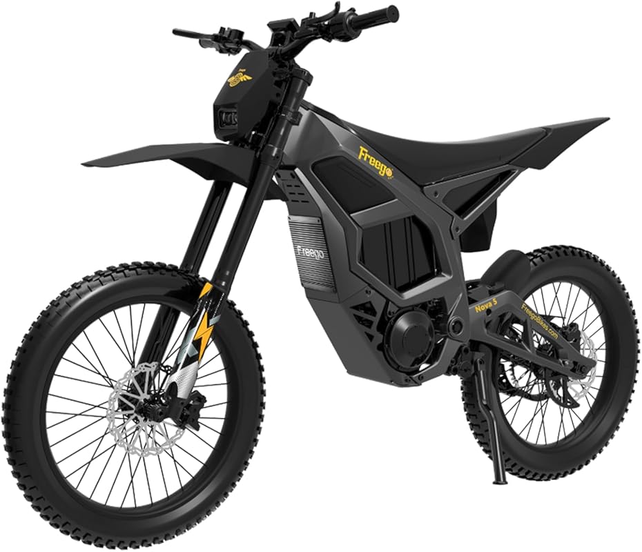 Freego N5 PRO 15000W Peak Electric Dirt Bike 62MPH Full Suspension Off